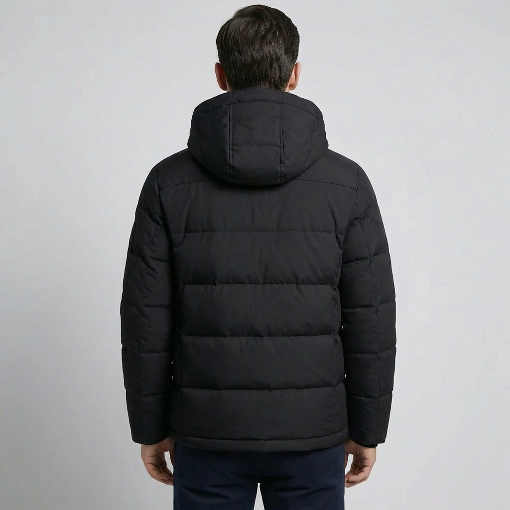 Insulated Hooded Winter Jacket for Men