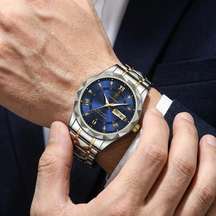 Quartz Watch With Date Display