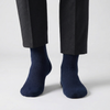 Classic Checked Pattern Crew Socks for Men