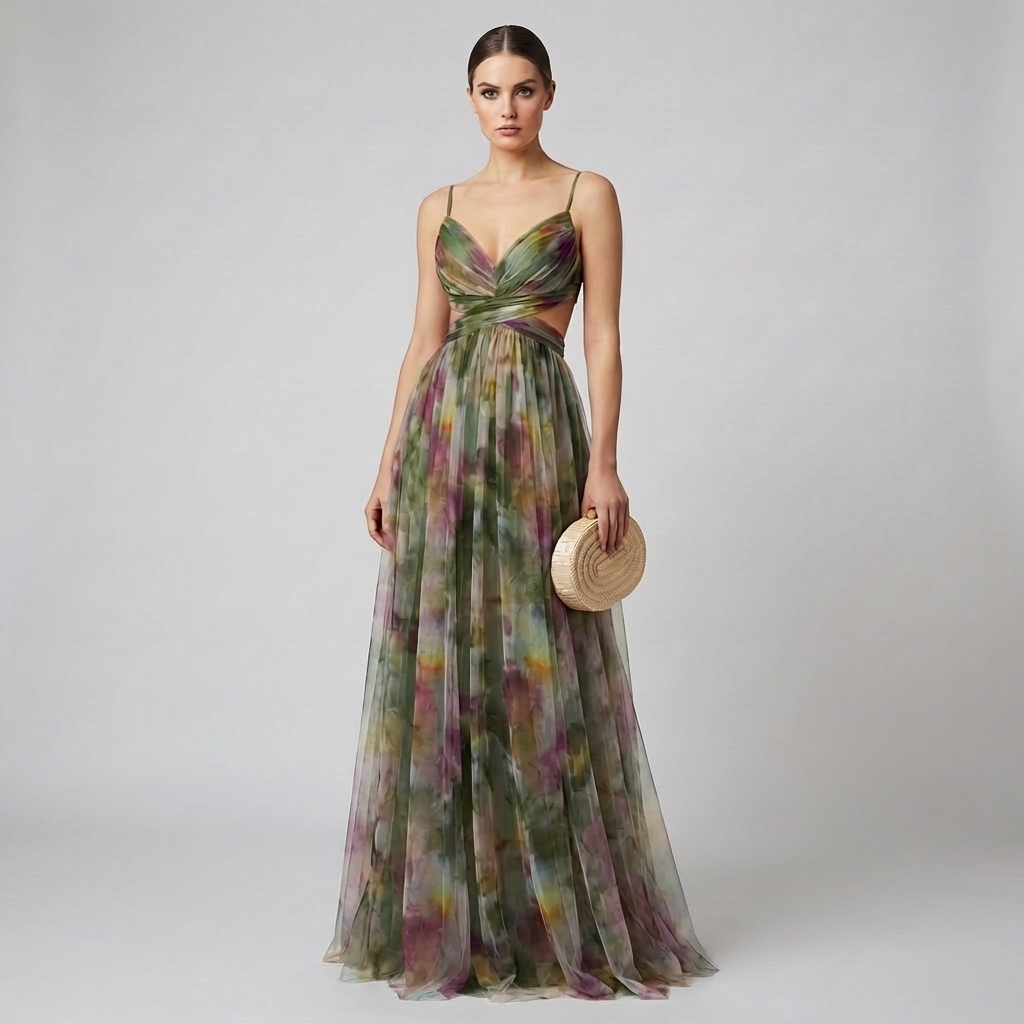 Women’s Sexy Hollow Out Maxi Dress