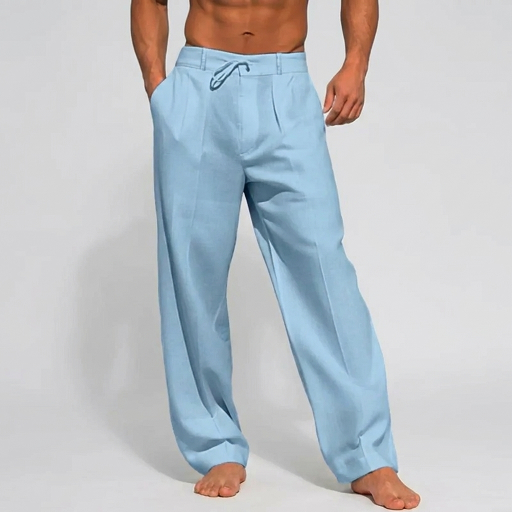 Men’s Elegant Summer Linen Trousers