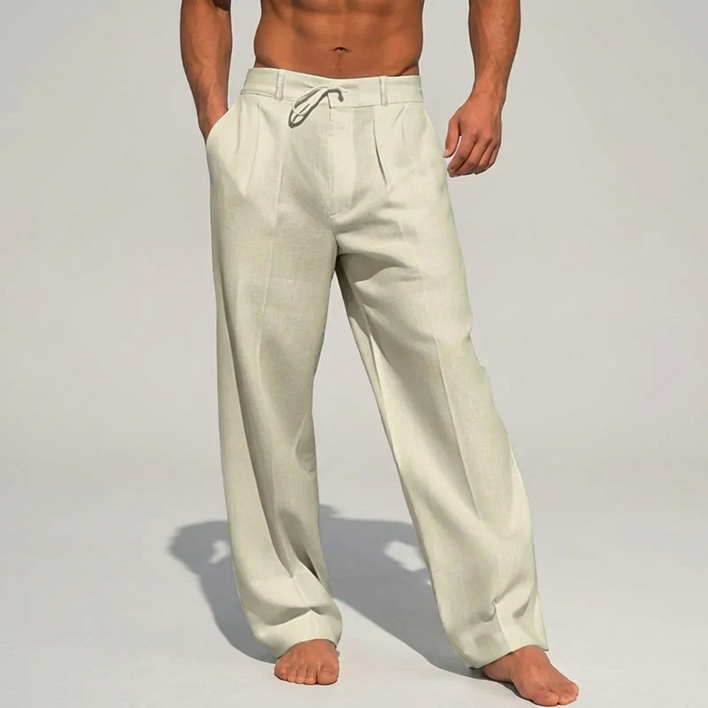 Men’s Elegant Summer Linen Trousers