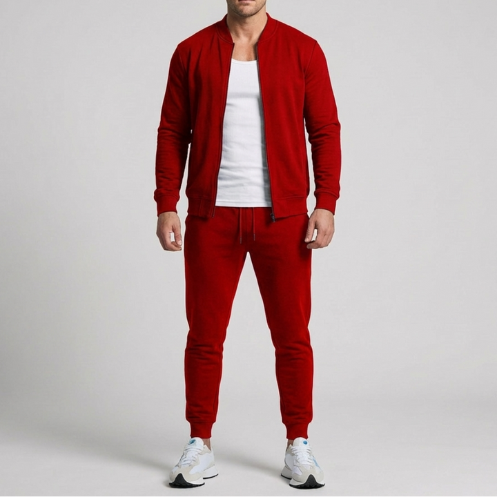 Men’s Zip-Up Jacket and Pants Set