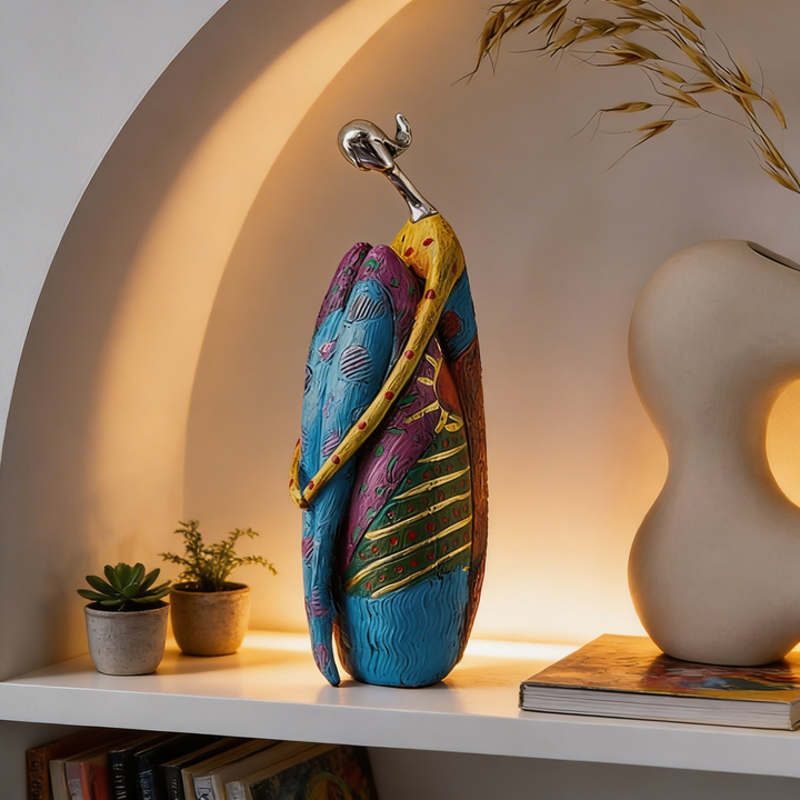 Modern Artistic Abstract Female Resin Sculpture