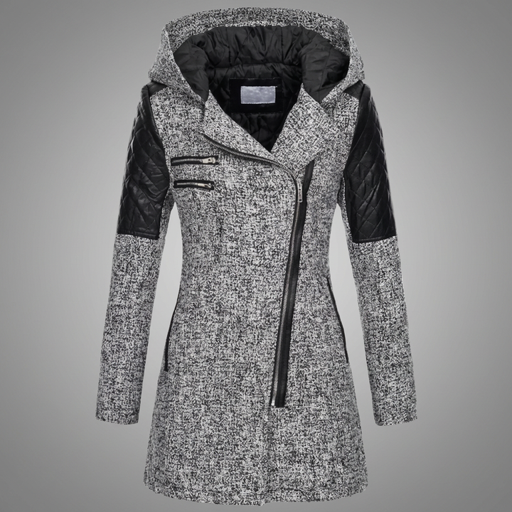 Long Winter Coat with Hood for Women