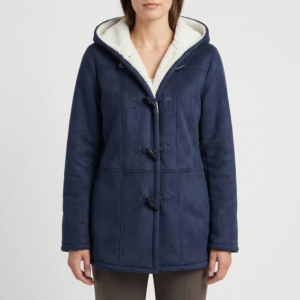 Clovima - Hooded Toggle Closure Women's Jacket