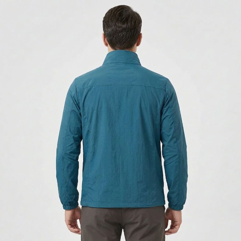 Lightweight  Zip-Up Windbreaker Jacket for Men
