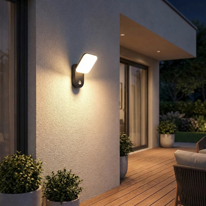 Motion Sensor Outdoor LED Wall Light