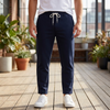 Slim Fit Drawstring Pants for Men