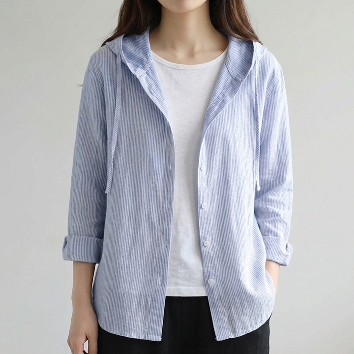 Breathable Linen Blouse for Women