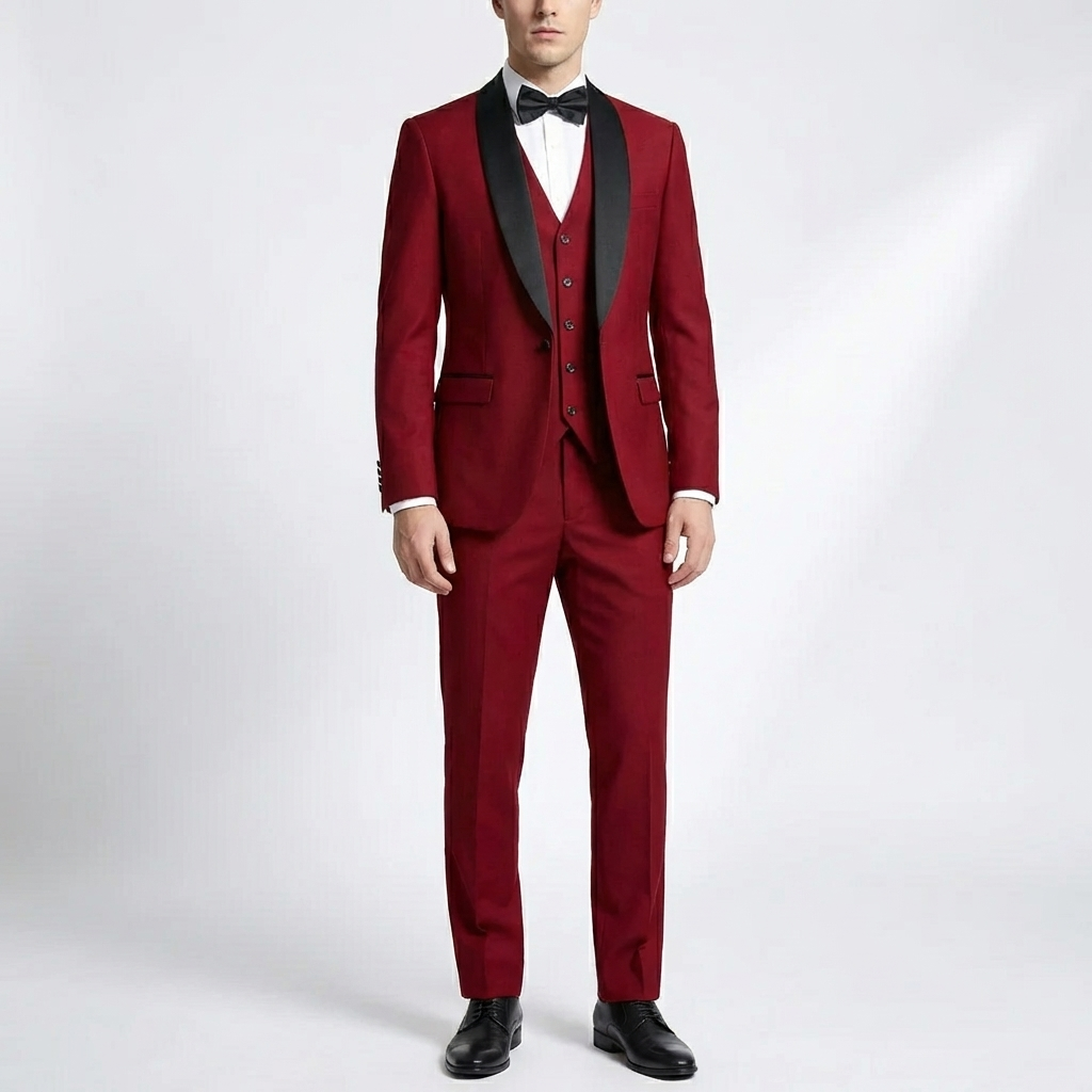 Slim Fit 3-Piece Formal Suit Set