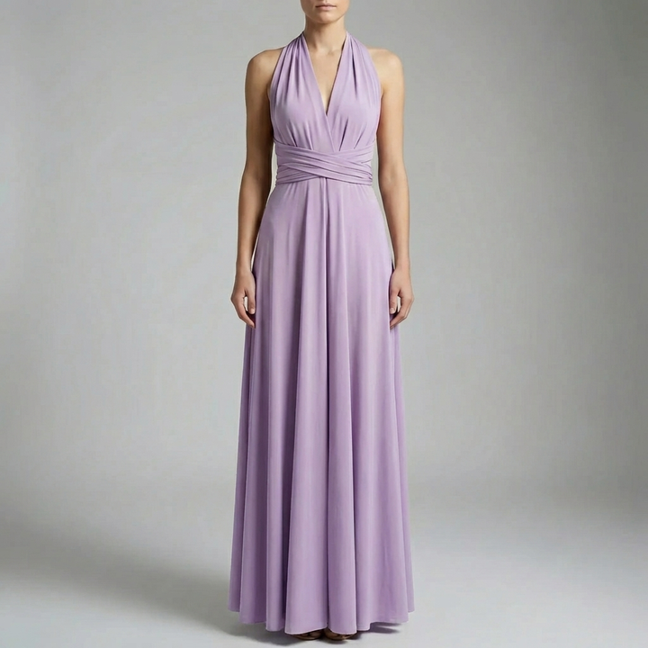 Adjustable Wrap Midi Dress For Women
