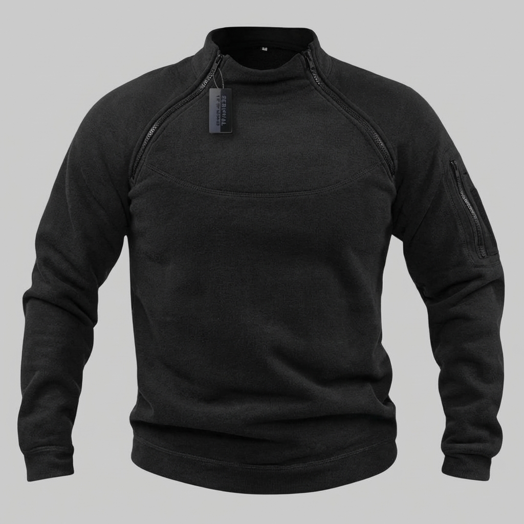 Versatile Stretch Sweater for Men
