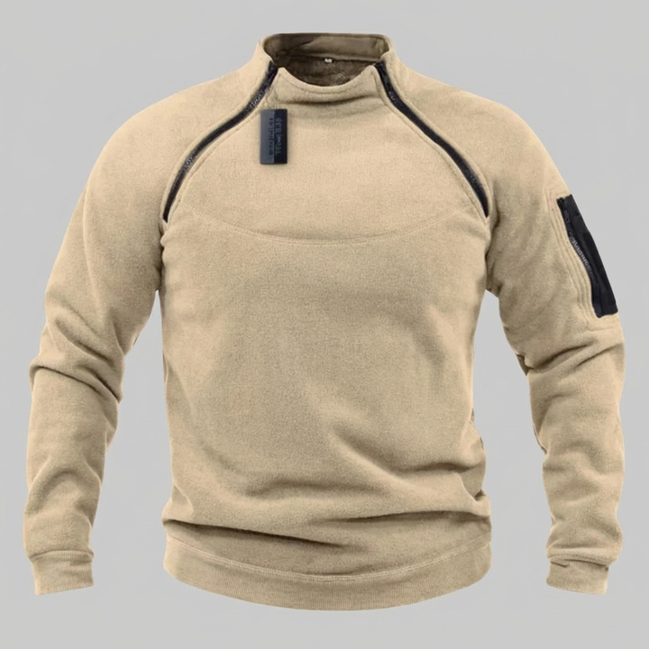 Versatile Stretch Sweater for Men