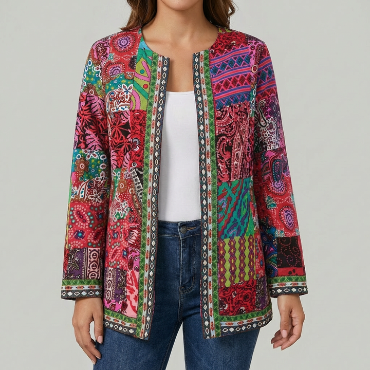 Retro-Inspired Knitted Cardigan