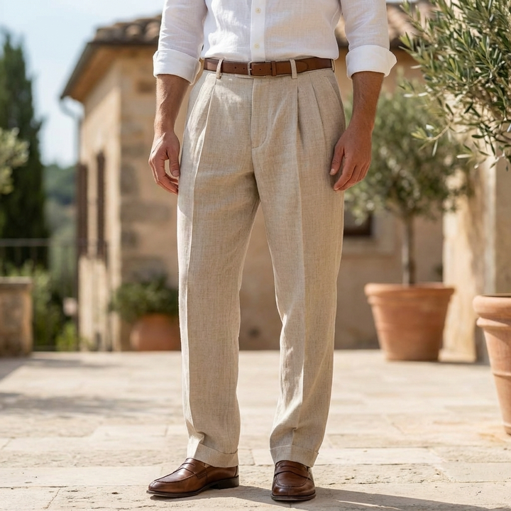 Lightweight Linen Pants for Men