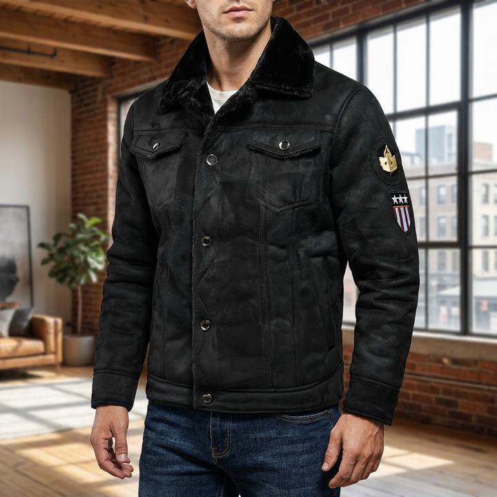 Stylish Warmth - Winter Bomber Jacket for Men