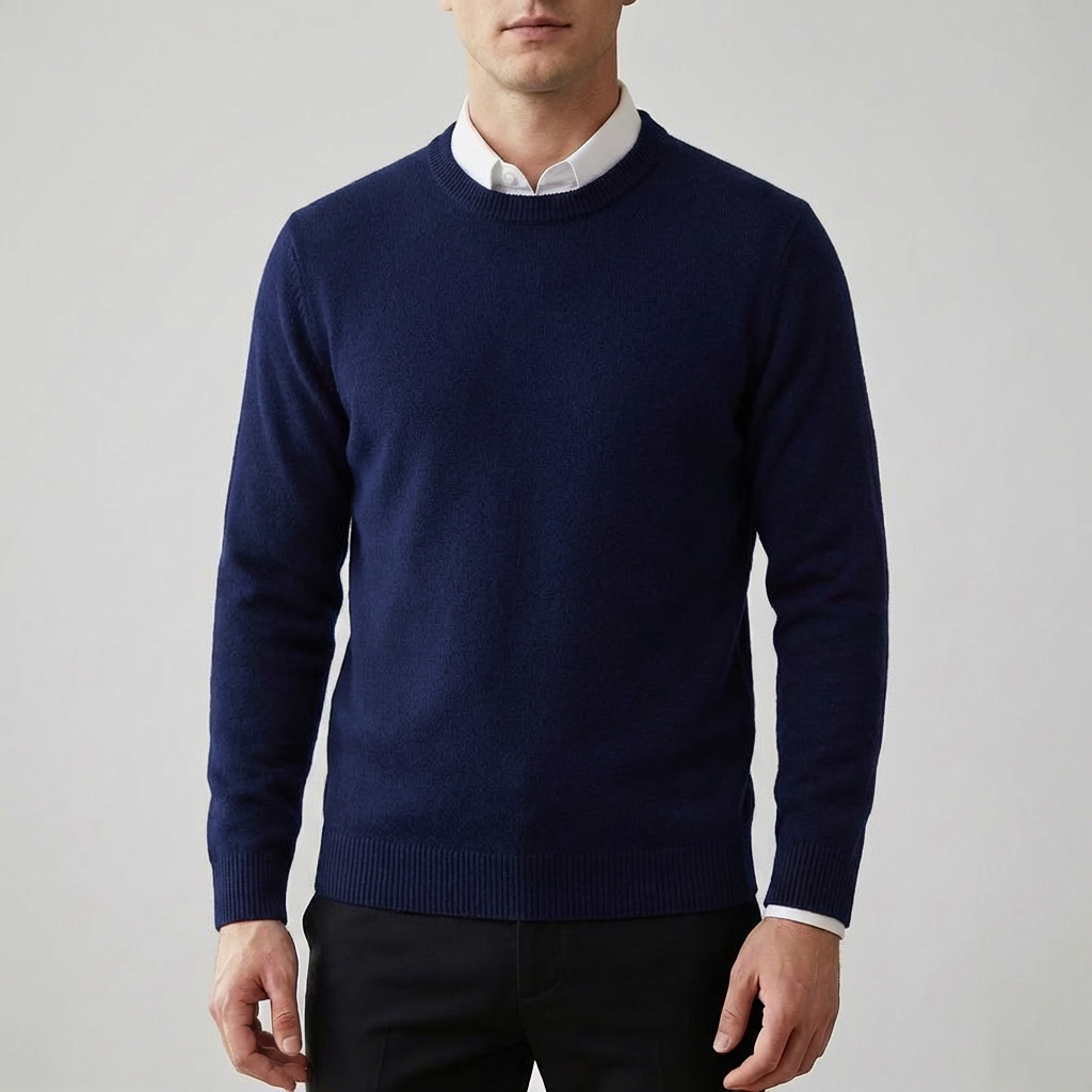 Faux fine Wool-like Sweater for Men