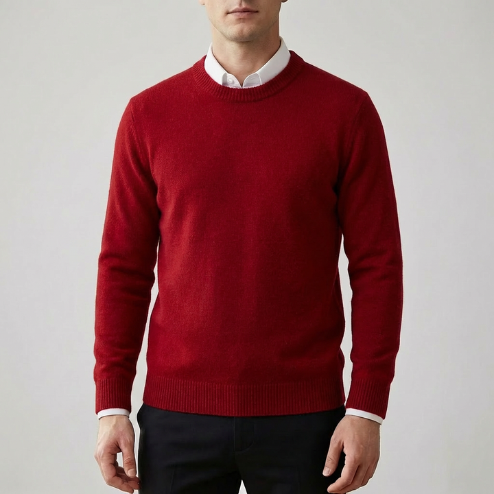 Faux fine Wool-like Sweater for Men