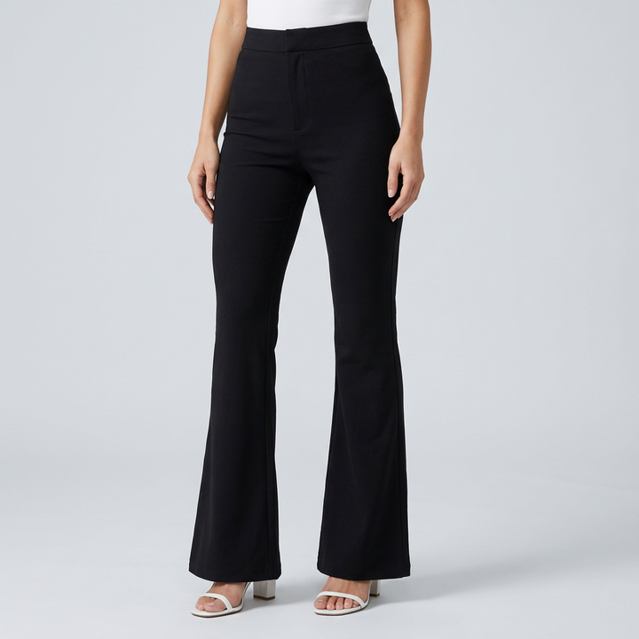 Trendy Corduroy Flare Pants for Women
