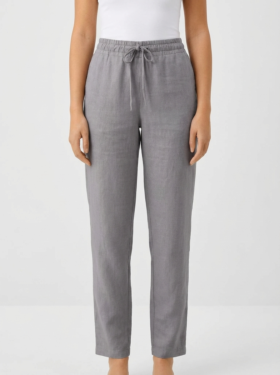 Relaxed Straight-Leg Women's Trousers