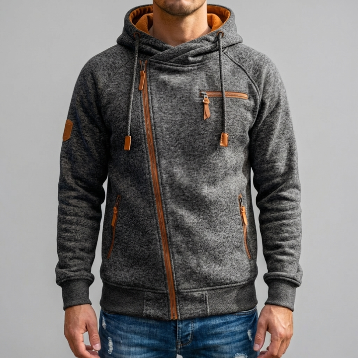 Casual Fleece Hoodie Jacket for Men