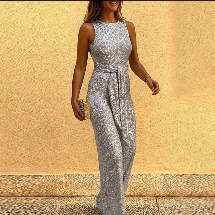 Festive Shiny Women’s Jumpsuit