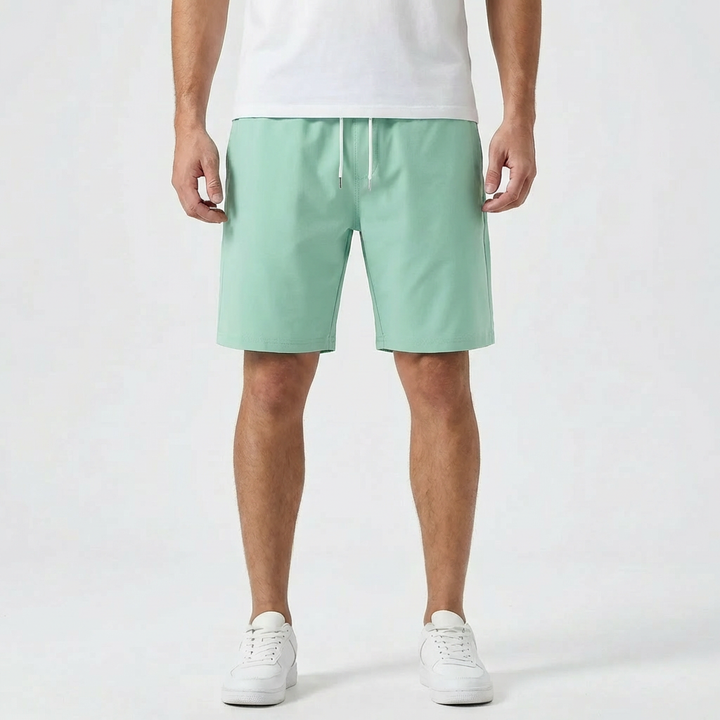 High Waist Drawstring Summer Shorts for Men