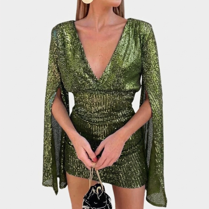 Glamour Dress with Shimmering Details