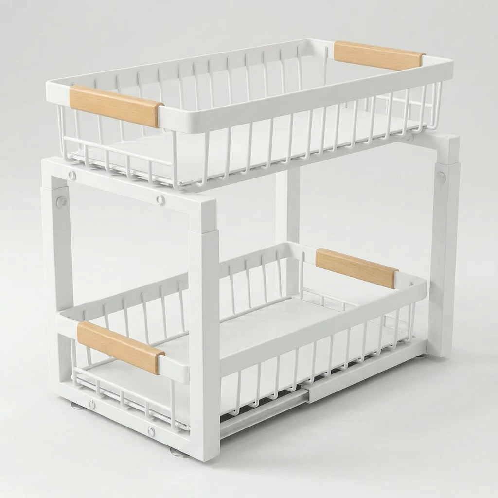 2-Tier Pull-Out Under-Sink Organizer