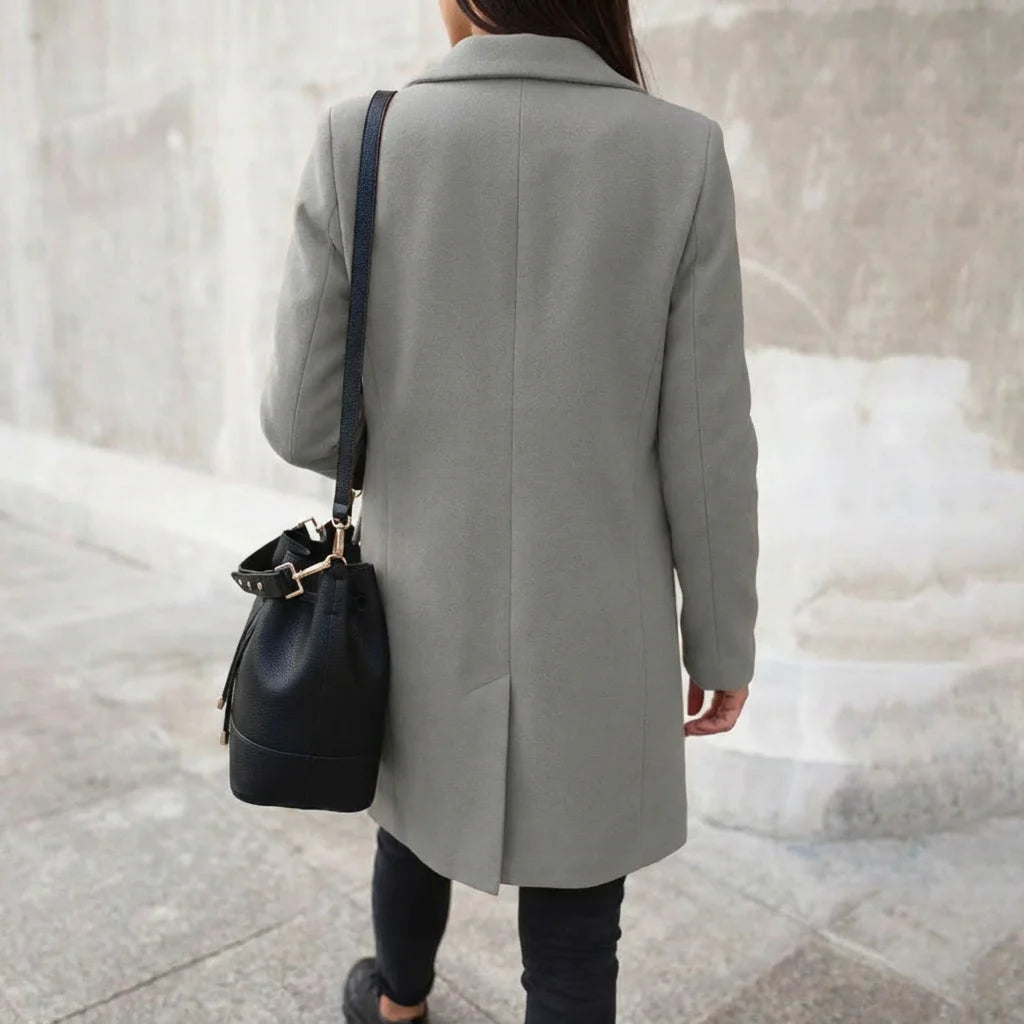 Double-Breasted Coat for Women
