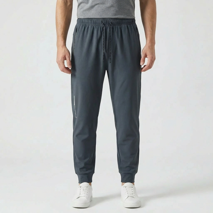 Cropped Loose-Fit Men's Jogger Pants