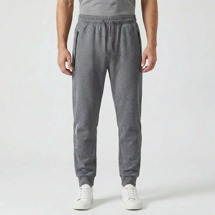Cropped Loose-Fit Men's Jogger Pants
