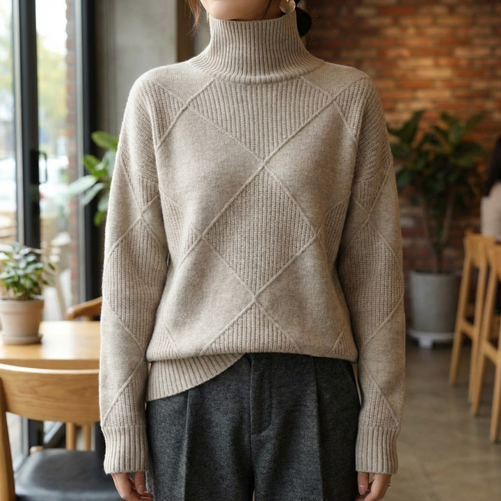 Classic Turtleneck Sweater for Women