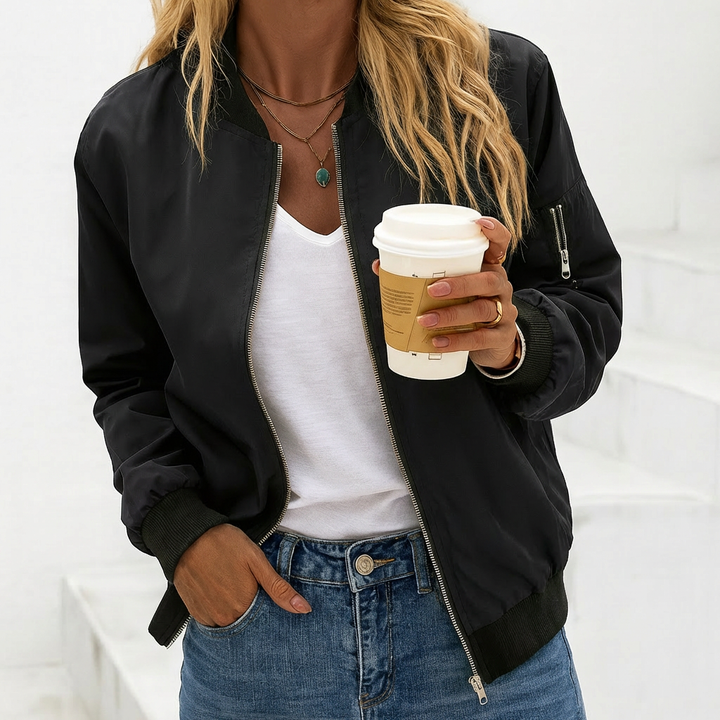 Classic Bomber Jacket for Women