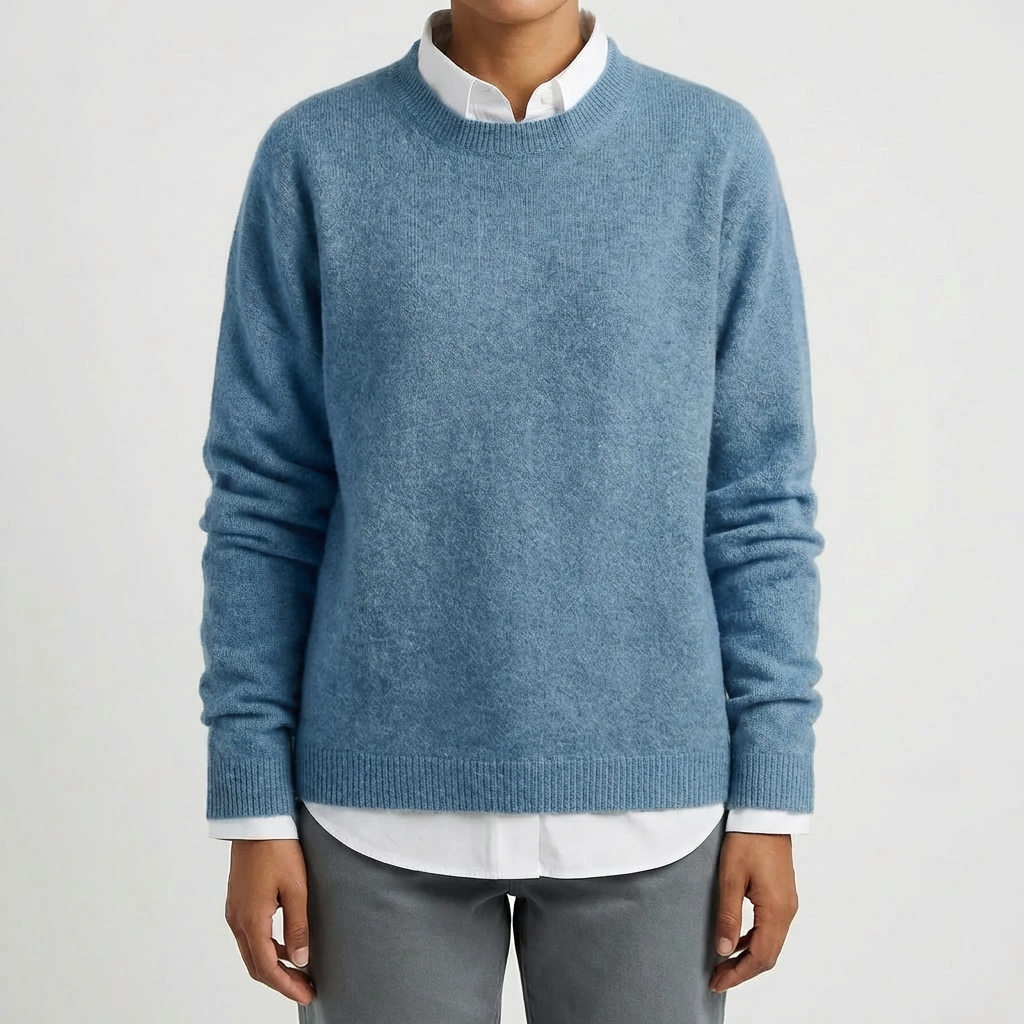 Crewneck Pullover Knit Sweater