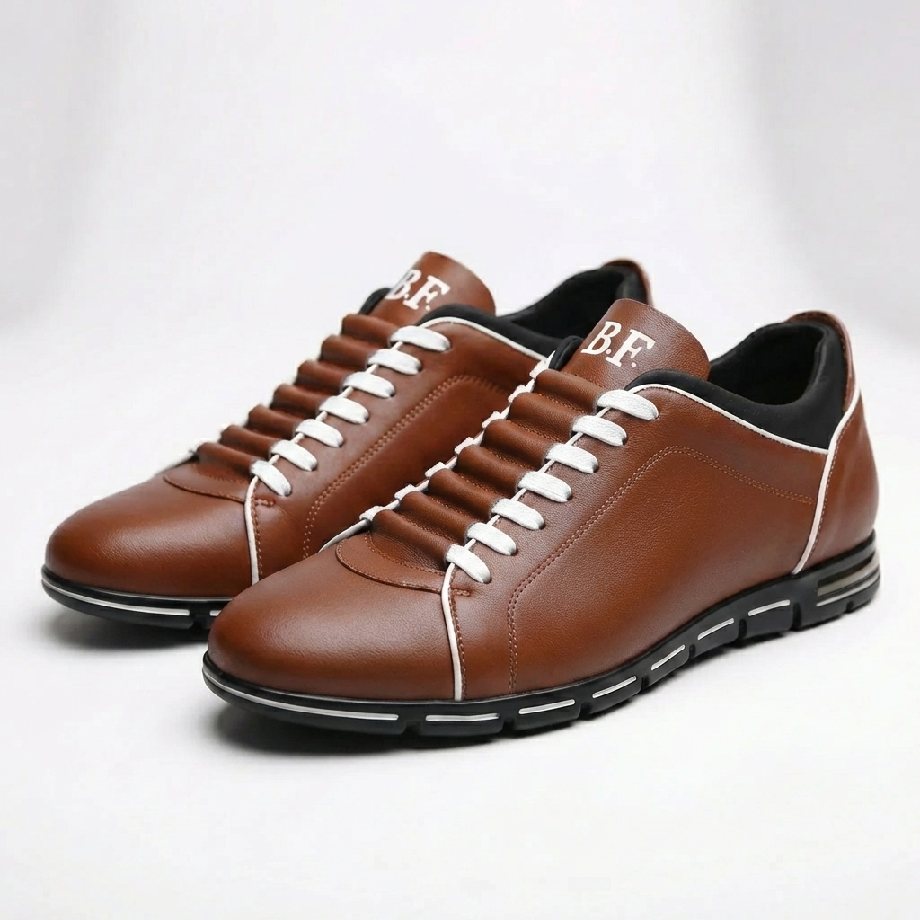 Lace-Up Low-Profile Shoes for Men