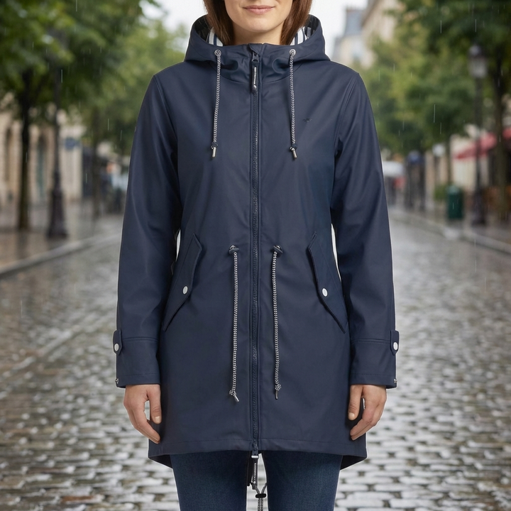 Hooded Water-Repellent Jacket for Women