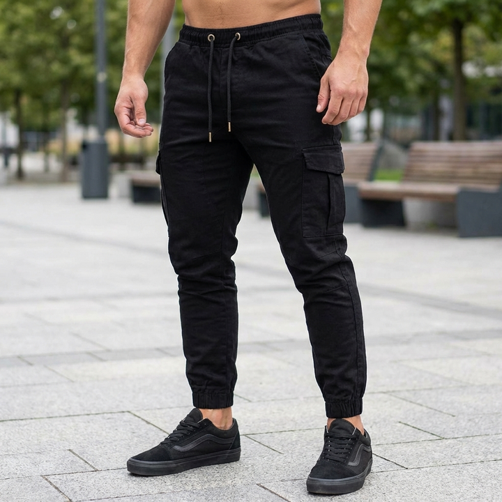 Rugged Multi-Pocket Cargo Joggers for Men