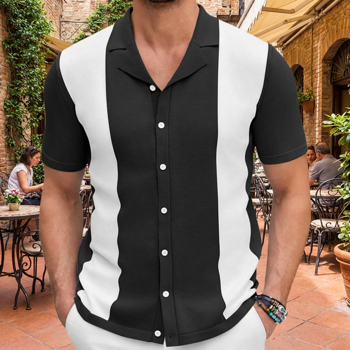 Elegant Men's Cotton Casual Shirt