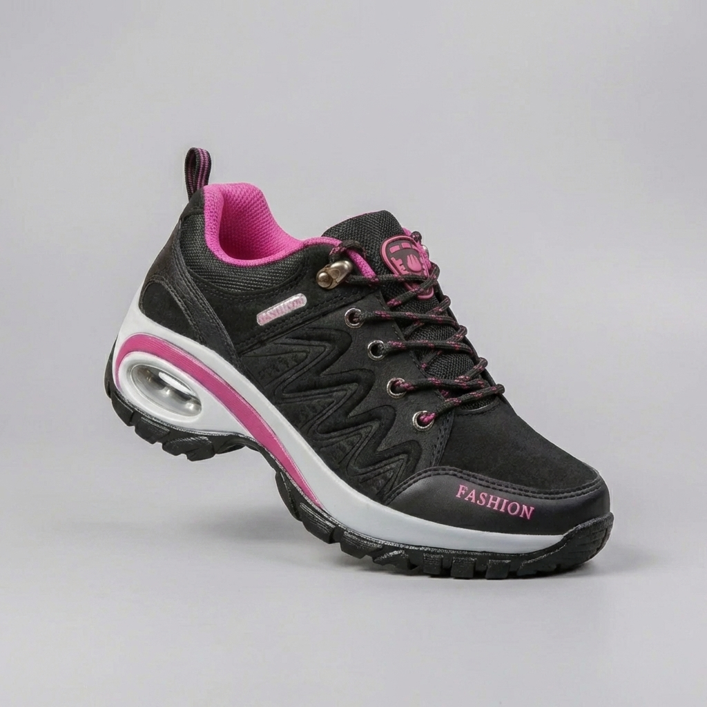 Water-Repellent Lace-Up Hiking Sneaker