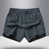 Quick-Dry Men's Running Shorts with Zipper