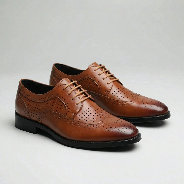 Classic Brogue Oxford Shoes for Men