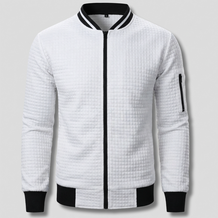 Comfortable and Warm Men’s Zip-Up Sweater