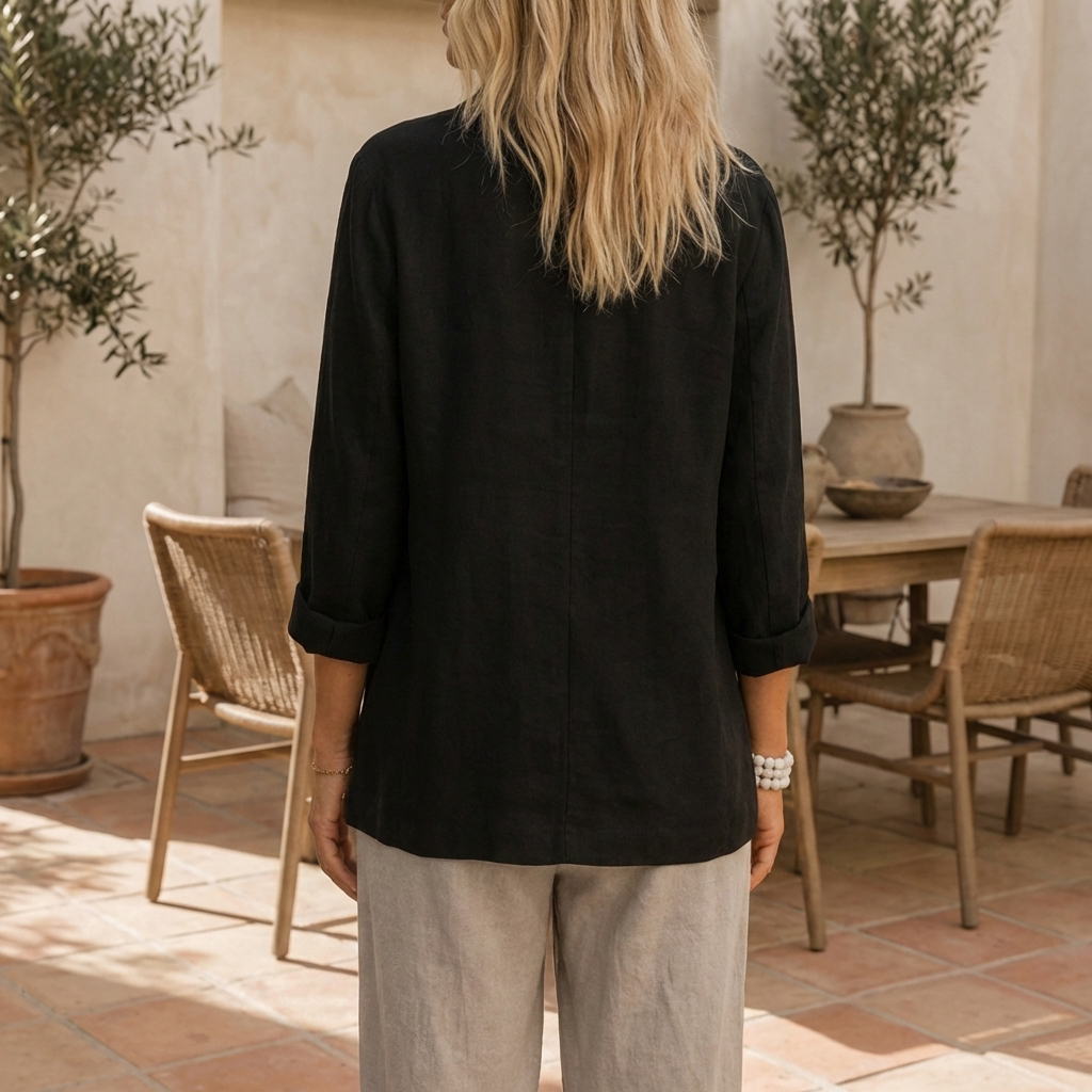 Relaxed Lightweight Blazer for Women