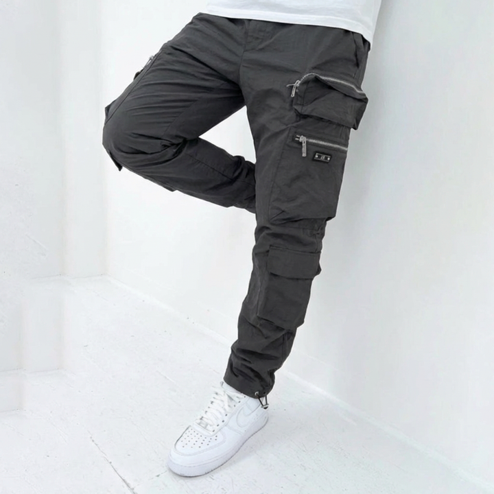 Classic Fit Multi Pocket Cargo Pants for Men