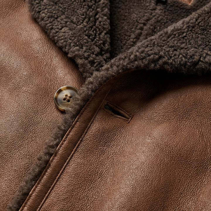 Padded Wide Collar Winter Coat for Men