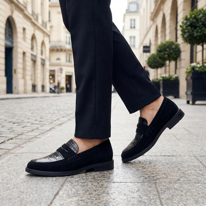 Classic Penny Loafer Flat Shoes for Men