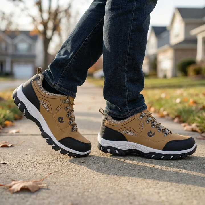 Low-Top Lace-Up Casual Shoes for Men