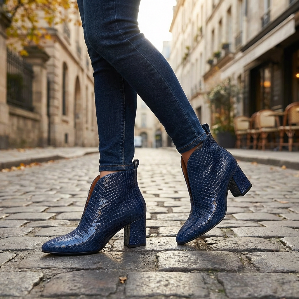 Slip-On Stiletto Ankle Boot for Women